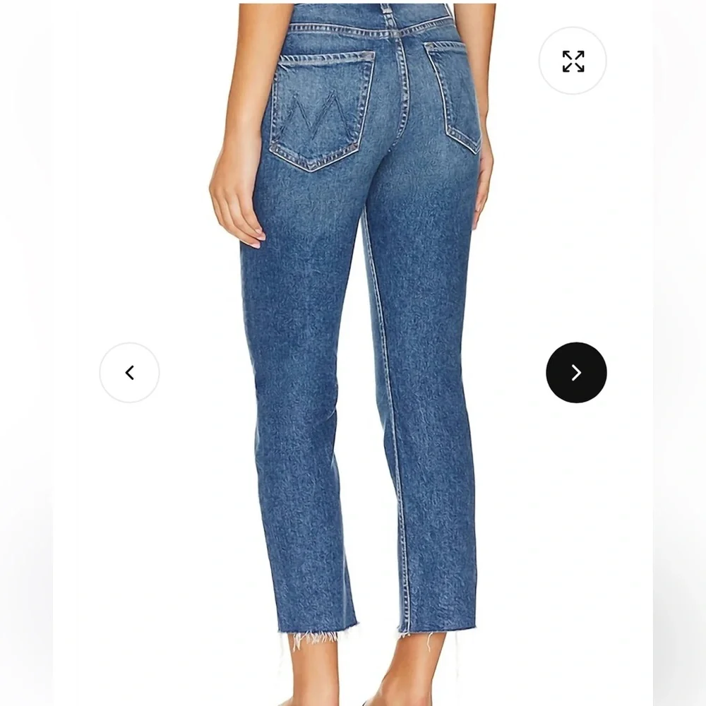 Mother Tomcat ankle fray jeans 27 - Picture 2 of 15